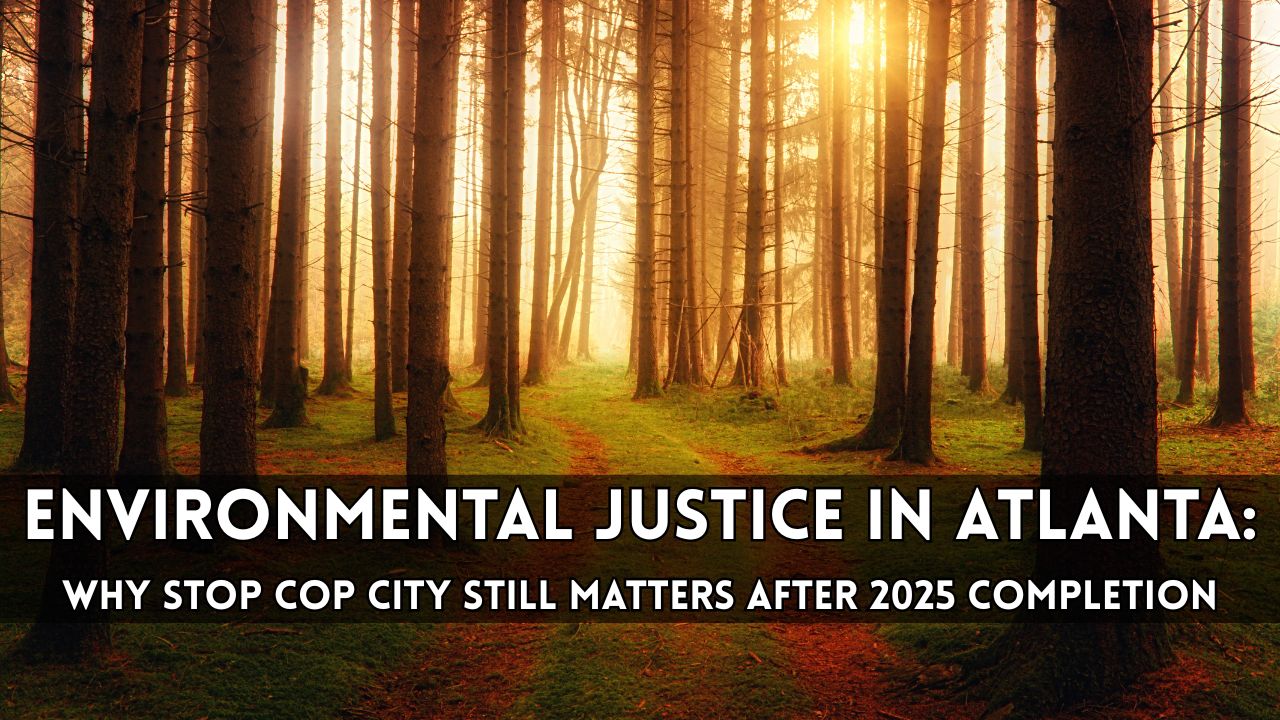 Environmental Justice In Atlanta Why Stop Cop City Still Matters After 2025 Completion