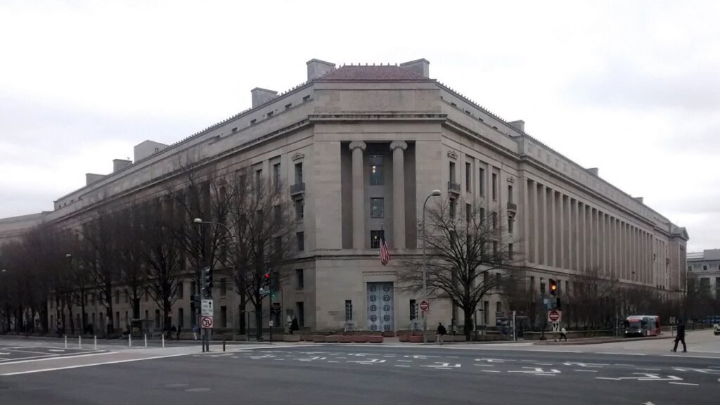 Robert F. Kennedy Department of Justice Building in Washington